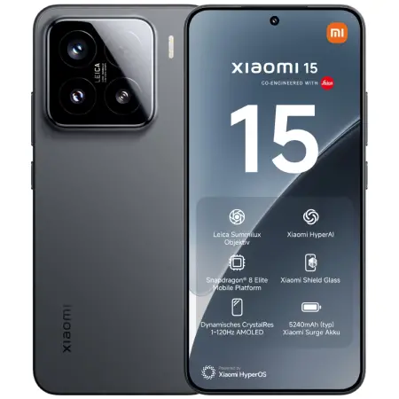 Xiaomi 15 5G Dual Sim 6.36" 12GB/512GB NFC IP68 Black