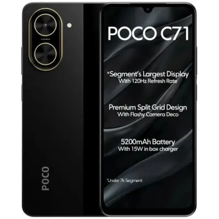 Xiaomi Poco C71 4G Dual Sim 6.88" 4GB/128GB Black