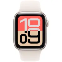 Apple Watch SE 3 (2025) Aluminum 44mm GPS eSim NFC 5 ATM Aluminum Case Starlight με Sport Band Starlight MEHG4ZR/A
