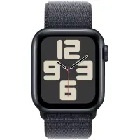 Apple Watch SE2 (2024) Aluminum 40mm GPS eSim NFC 5 ATM Aluminum Case Midnight με Sport Loop Ink MXEA3QH/A