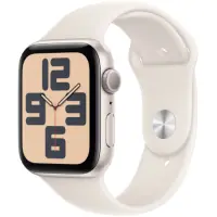 Apple Watch SE2 (2024) Aluminum 44mm GPS eSim NFC 5 ATM Aluminum Case Starlight με Sport Band Starlight MXEV3QH/A