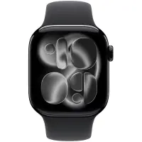 Apple Watch Series 11 (2025) Aluminum 42mm GPS eSim NFC IP6X  Aluminum Case Jet Black with Sport Band Black MEQT4ZR/A