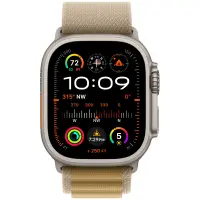 Apple Watch Ultra 2 49mm GPS eSIM NFC IP6X Natural Case with Tan Alpine Loop MX4F3NF/A