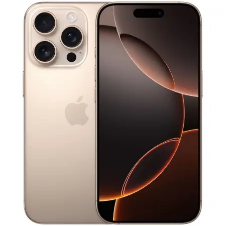 Apple iPhone 16 Pro 5G 6.3" 8GB/128GB NFC IP68 Desert Titanium with Indian Specs
