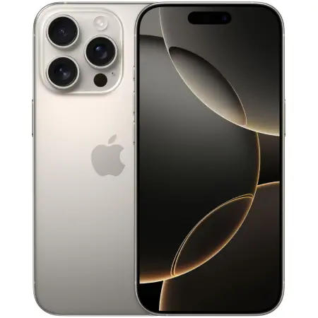 Apple iPhone 16 Pro 5G 6.3" 8GB/128GB NFC IP68 Natural Titanium with Indian Specs