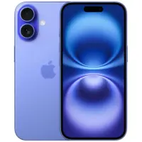 Apple iPhone 16 5G 6.1" 8GB/128GB NFC IP68 Ultramarine MYECHN/A wirth Indian Specs and 1 year Guarantee