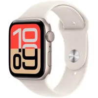 Apple Watch SE 3 (2025) Aluminum 44mm GPS eSim NFC 5 ATM Aluminum Case Starlight με Sport Band Starlight MEHJ4ZR/A