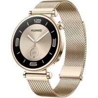 Huawei Watch GT 4 1.32" AMOLED Water Resistance 5ATM Light Gold Milanese Strap