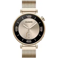 Huawei Watch GT 4 1.32" AMOLED Water Resistance 5ATM Light Gold Milanese Strap