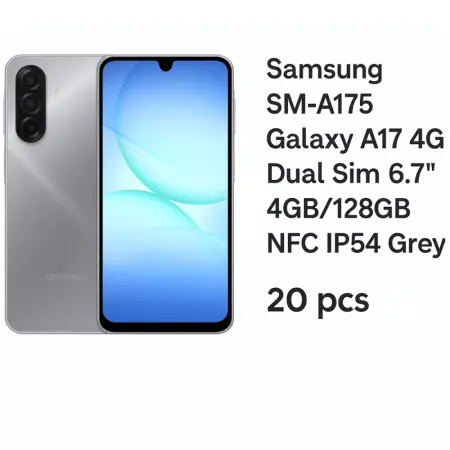 Samsung SM-A175 Galaxy A17 4G Dual Sim 6.7" 4GB/128GB NFC IP54 Grey 20pcs