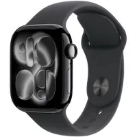 Apple Watch Series 11 (2025) Aluminum 42mm GPS eSim NFC IP6X  Aluminum Case Jet Black with Sport Band Black MEQT4WF/A