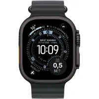 Apple Watch Ultra 3 49mm GPS eSIM NFC IP6X Titanium Case Black with Black Ocean Band
