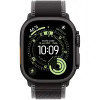 Apple Watch Ultra 3 49mm GPS eSIM NFC IP6X Titanium Case Black with Charcoal Trail Loop MF1H4QF/A