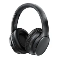 Wireless Foldable Headphones Stereo Acefast H10 500mAh v5.4 Hi-Fi with Microphone AUX USB-C Black