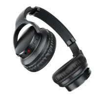 Wireless Foldable Headphones Stereo Acefast H10 500mAh v5.4 Hi-Fi with Microphone AUX USB-C Black