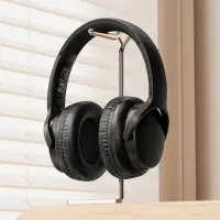 Wireless Foldable Headphones Stereo Acefast H10 500mAh v5.4 Hi-Fi with Microphone AUX USB-C Black