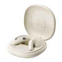 Wireless Hands Free Acefast W3 v5.4 350mAh ANC TWS 4-mic ENC with Mini Charging Case Beige