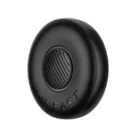 Acefast Tag S1 Anti-Lost Tracker Only for iOS Works With Apple Find My Network with Protective Case and Strap Black