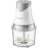 Sencor SCB 3000WH Food Chopper 400W with 1L Bowl and Dual Blades