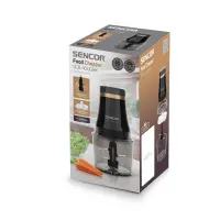 Sencor SCB 4000BK Food Chopper 400W with 1L Bowl and 2 Dual Blades