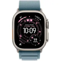 Apple Watch Ultra 3 49mm GPS eSIM NFC IP6X Natural Titanium Case with Light Blue Alpine Loop