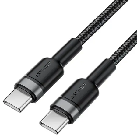 Data Cable Acefast C22-03 USB-C to USB-C Braided USB2.0 3A 60W 1.2m Black