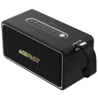 Wireless Speaker Acefast K3 Max v5.4 TWS 80W 5000mAh with Microphone USB AUX TF and RGB Lighting IPX6 Black