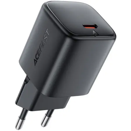 Travel Charger Acefast A119 Mini Fast Charging USB-C PD45W 3A GaN Black