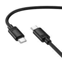 Data Cable Hoco X122 Benefit USB-C to USB-C PD60W 3A Fast Charging Black 1m
