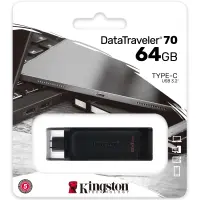 USB 3.2 Kingston Flash Drive 64GB USB-C DT70/64GB