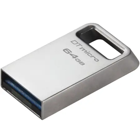 USB Kingston Data Traveller Micro 3.2  Gen.1 64GB Metallic Ultra-small DTMC3G2/64GB