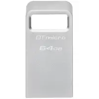 USB Kingston Data Traveller Micro 3.2  Gen.1 64GB Metallic Ultra-small DTMC3G2/64GB