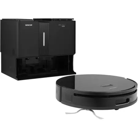 Robotic Vacuum Cleaner Sencor SRV 9790BK 72W with App Control and Automatic Charging Station for Sweeping - Mopping