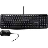 Yenkee YKM 1007CS Set Wired Keyboard and Mouse with Adjustable DPI and Full Size Keyboard Black