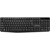 Yenkee YKB 2020CS Wireless Keyboard with Low Profile Silent Keys and LED Battery Indicator Black