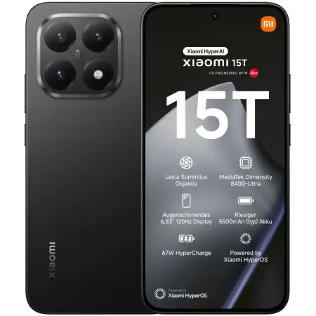 Xiaomi 15T 5G Dual Sim 6.83" 12GB/256GB NFC IP68 Black