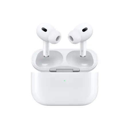 Bluetooth Apple AirPods Pro 2 MTJV3LL/A with Active Noise Cancellation IP54 and MagSafe Charging Case (USB‑C)