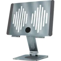 Desktop Stand / Hub Yenkee YSN 03 for Devices up to 15.6" with 3xUSB-A, 1xUSB-C PD100W, 1xHDMI 2.0, SD Port and Wireless Charging