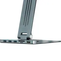 Desktop Stand / Hub Yenkee YSN 03 for Devices up to 15.6" with 3xUSB-A, 1xUSB-C PD100W, 1xHDMI 2.0, SD Port and Wireless Charging