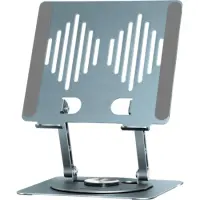 Desktop Stand Yenkee YSN 02 for Devices up to 17" 360° Rotation Metallic Grey