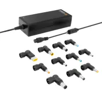 Universal Laptop Power Supply Yenkee YAU 90112 90W with 11 Detachable Connectors and Short Circuit and Overload Protection
