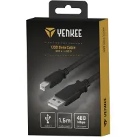 Data Cable Yenkee YCU 015 USB-A to USB-B 2.0 480Mbps 1.5m