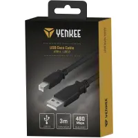 Data Cable Yenkee YCU 015 USB-A to USB-B 2.0 480Mbps 3m