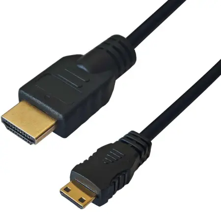 HDMI to Mini HDMI Cable Yenkee YCH 215 2.0 4K/60Hz Gold Plated Black 1.5m