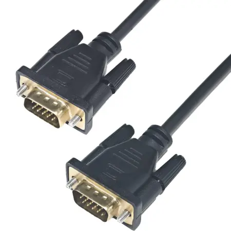 Cable VGA to VGA Yenkee YVC 05 1080p/60Hz  Gold Plated Black 1.5m