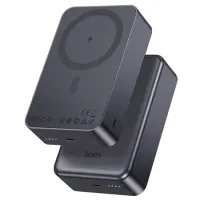 Power Bank Hoco J160B 20000mAh PD20W QC3.0 1xUSB-C and Wireless Charging 15W with LED Battery Indicator Black