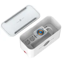 Desktop Charger Box Energizer EPB2500W03EU 2500W 10A Max with 5xSuko Sockets + 1xUSB-C PD20W + 2xUSB-A 18W QC3.0 / 2.4A, Wireless Charging 15W, Safety On/Off Switch Cable 2m White