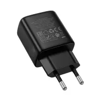 Noozy Rogue E35 PD30W+QC3.0 Travel Charger USB-C Max PD 30W USB-A Max 18W Black
