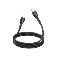 Noozy A45 Power Cable USB-C to Lightning Fast Charging 30W Black 1m