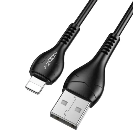 Noozy A45 USB to Lightning Cable 2.4A Black 1m